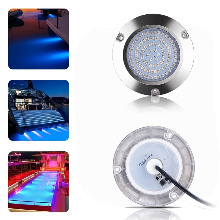 Ship / Yacht 10-30V 90LEDs Waterproof Stainless Steel Underwater Light (White Light) - Marine Accessories & Parts by PMC TechLife | Online Shopping South Africa | PMC TechLife | Buy Now Pay Later Mobicred