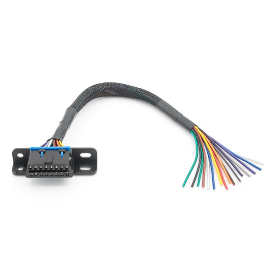 18AWG OBD 16 Pin OBD Cable Opening Line OBD 2 Extension Cable, Cable Length: 30cm - Cables & Connectors by PMC Jewellery | Online Shopping South Africa | PMC Jewellery | Buy Now Pay Later Mobicred