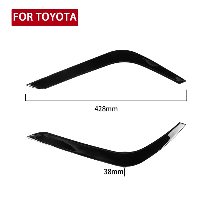 Pair Car Lamp Eyebrow Soft Decorative Sticker for Toyota Tundra 2014-2018 - Lamp Decoration by PMC Jewellery | Online Shopping South Africa | PMC Jewellery | Buy Now Pay Later Mobicred