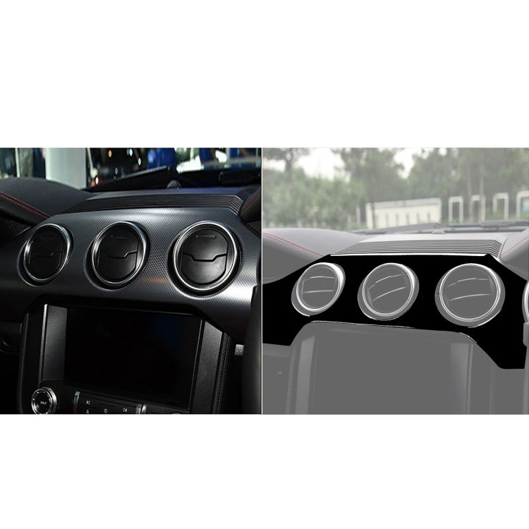 For Ford Mustang 2015-2020 Car Dashboard Panel Set Decorative Sticker, Right Drive (Black) - Car Interior Mouldings by PMC Jewellery | Online Shopping South Africa | PMC Jewellery | Buy Now Pay Later Mobicred