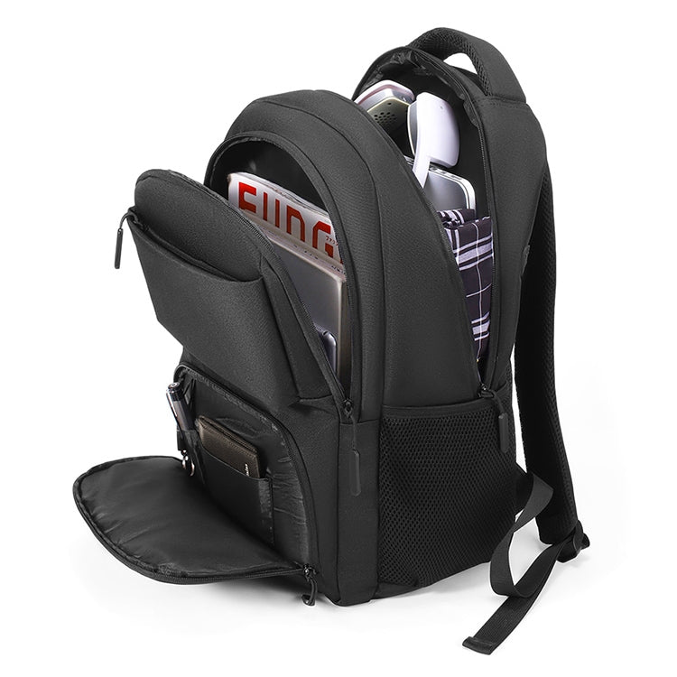 cxs-615 Multifunctional Oxford Laptop Bag Backpack (Light Grey) - Backpack by PMC Jewellery | Online Shopping South Africa | PMC Jewellery | Buy Now Pay Later Mobicred