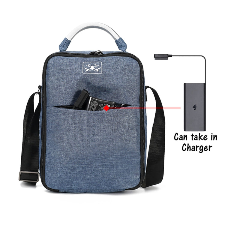 Shockproof Waterproof Single Shoulder Storage Travel Carrying Cover Case Box  for DJI Mavic 2 Pro / Zoom and Accessories(Blue) - Backpacks & Bags by PMC Jewellery | Online Shopping South Africa | PMC Jewellery | Buy Now Pay Later Mobicred