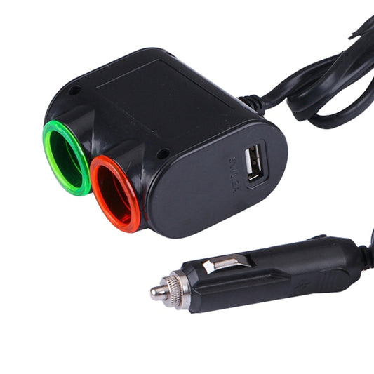 Olesson Streamlined Design 1.2A USB Car Cigarette Lighter Socket Car Charger with Color LED Light - Cigar Socket by PMC Jewellery | Online Shopping South Africa | PMC Jewellery | Buy Now Pay Later Mobicred