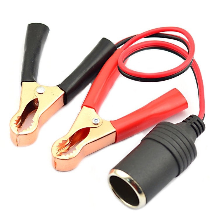 12-24V Car Cigarette Lighter Battery Clip Adapter Cable(Red + Black) - Booster Cable & Clip by PMC Jewellery | Online Shopping South Africa | PMC Jewellery