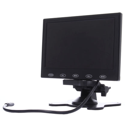 7.0 inch 800*480 Car Surveillance Cameras Monitor with Adjustable Angle Holder & Remote Control, Support VGA / HDMI / AV(Black) - Car Monitor by PMC Jewellery | Online Shopping South Africa | PMC Jewellery | Buy Now Pay Later Mobicred