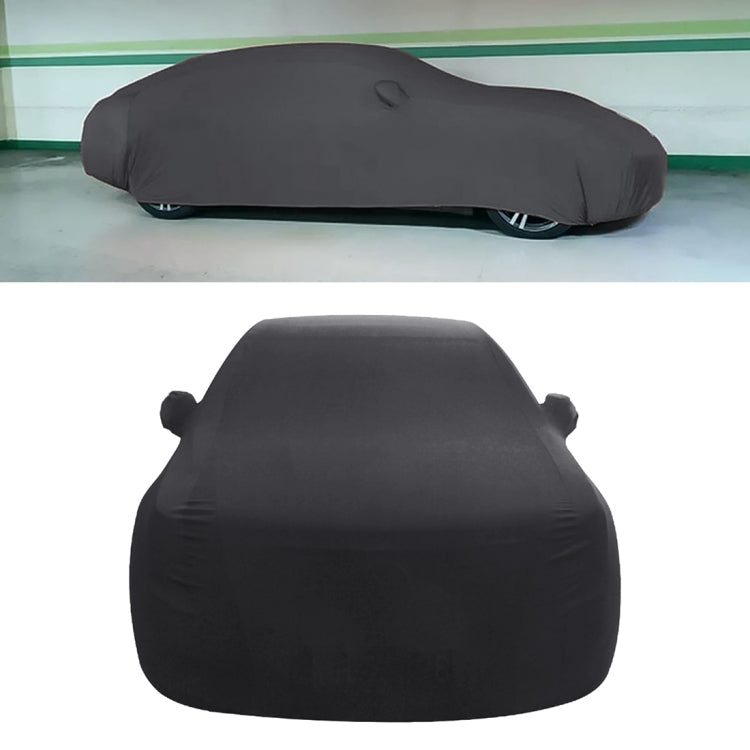 Anti-Dust Anti-UV Heat-insulating Elastic Force Cotton Car Cover for SUV, Size: M, 4.46m~4.77m (Black) - PE Material by PMC Jewellery | Online Shopping South Africa | PMC Jewellery | Buy Now Pay Later Mobicred