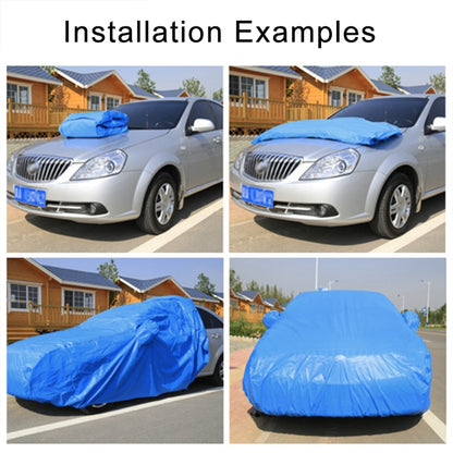 Anti-Dust Anti-UV Heat-insulating Elastic Force Cotton Car Cover for SUV, Size: M, 4.46m~4.77m (Black) - PE Material by PMC Jewellery | Online Shopping South Africa | PMC Jewellery | Buy Now Pay Later Mobicred