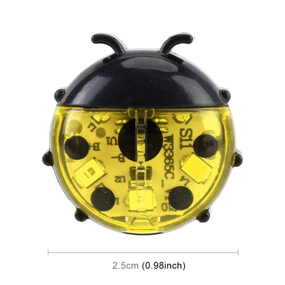 2pcs Ladybug Shape Car Door Anti-collision Colorful Warning Light(Yellow) - Warning Lights by PMC Jewellery | Online Shopping South Africa | PMC Jewellery | Buy Now Pay Later Mobicred