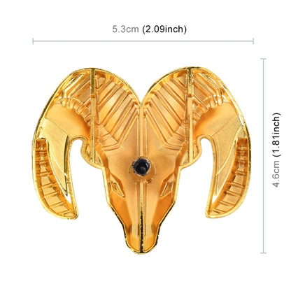 Bull Pattern Car Metal Body Decorative Sticker, Size : S (Gold) - Decorative Sticker by PMC Jewellery | Online Shopping South Africa | PMC Jewellery