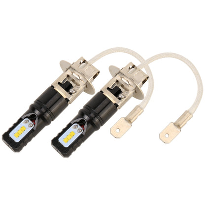 2 PCS H3 DC12V / 4.5W / 6000K / 360LM Car LED Fog Light with 6 CSP Lamp Beads, White Light (Black) - Fog / Driving Lights by PMC Jewellery | Online Shopping South Africa | PMC Jewellery | Buy Now Pay Later Mobicred