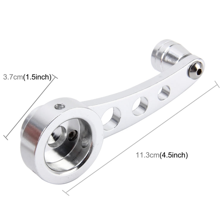 1 Pair Universal Car Wagon Door Window Crank Handle Winder  Manual Door Crank Handle Window Winders(Silver) - Ornaments by PMC TechLife | Online Shopping South Africa | PMC TechLife | Buy Now Pay Later Mobicred