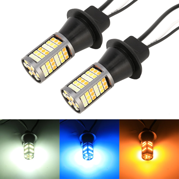 T20/7740 DC12V 3.7W 81 SMD-3030-LEDs Three Color Car DRL&Turn Light, Length: 2m - Running Lights by PMC Jewellery | Online Shopping South Africa | PMC Jewellery | Buy Now Pay Later Mobicred