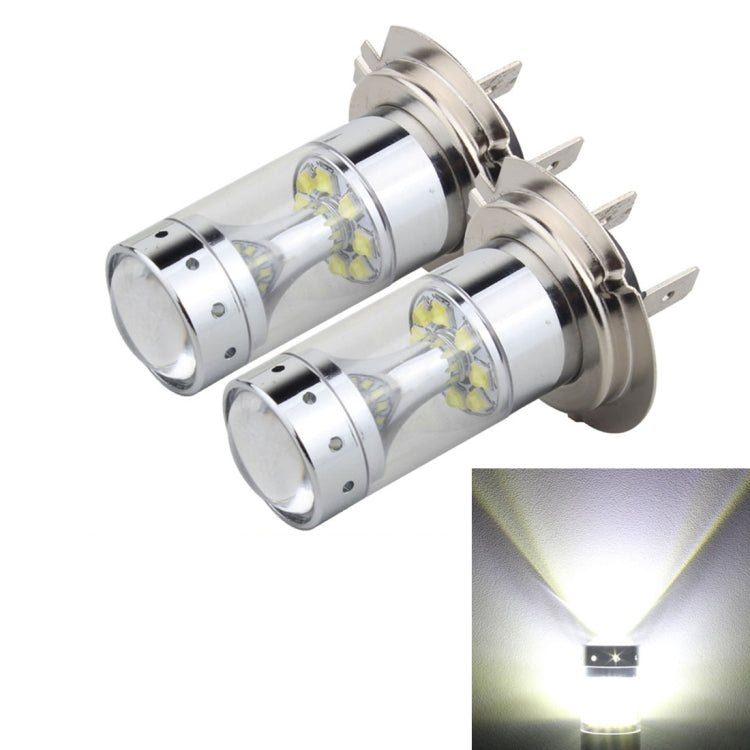 2 PCS H7 60W 1200 LM 6000K Car Fog Lights with 12 XB-D LED Lamps, DC 12V (White Light) - Fog / Driving Lights by PMC TechLife | Online Shopping South Africa | PMC TechLife | Buy Now Pay Later Mobicred