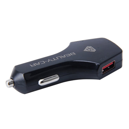 BEAUTY-CAR B-01 4.2A Dual USB Port Raid Car Charger Adapter with LED Display, Input Voltage/Output Voltage: DC 10-30V/ DC 5V - Bluetooth Car Kits by PMC Jewellery | Online Shopping South Africa | PMC Jewellery | Buy Now Pay Later Mobicred