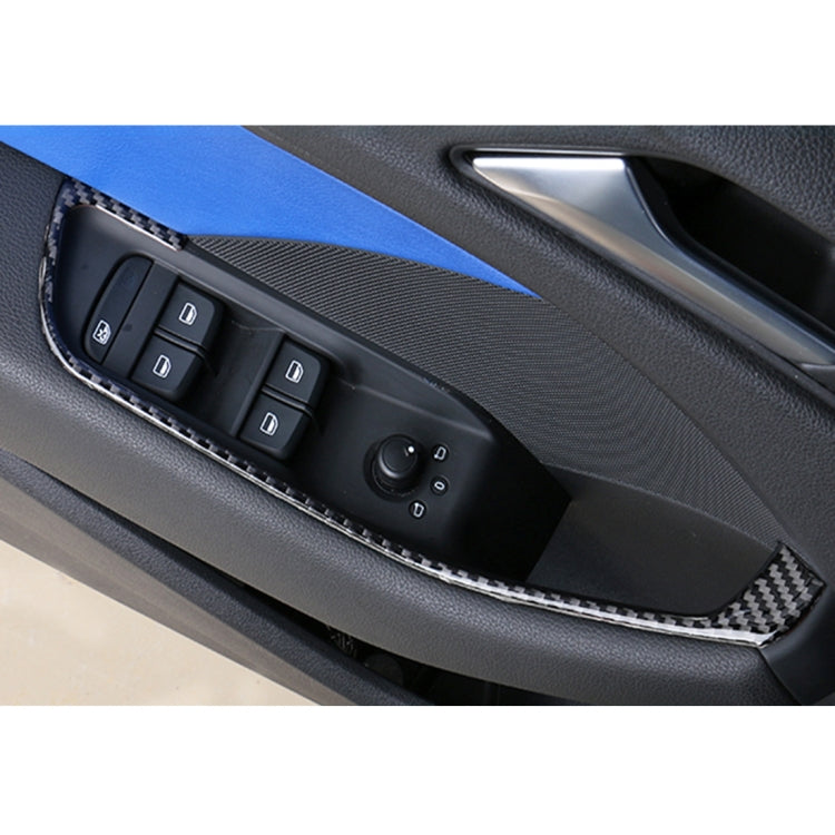 4 PCS Car Carbon Fiber Door Button Decorative Frame for Audi A3 2014-2018 - free shipping - PMC TechLife - Order now!