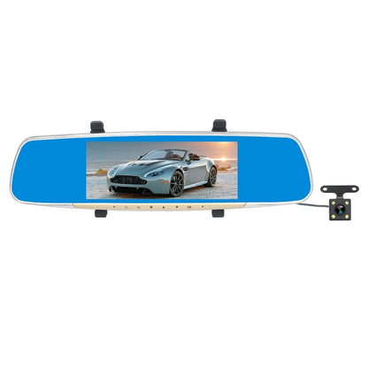 V100 7 inch LCD Touch Screen Rear View Mirror Car Recorder with Separate Camera, 170 Degree Wide Angle Viewing, Support Night Vision / Loop Video / Motion Detection / G-Sensor / TF Card - Car DVRs by PMC Jewellery | Online Shopping South Africa | PMC Jewellery | Buy Now Pay Later Mobicred