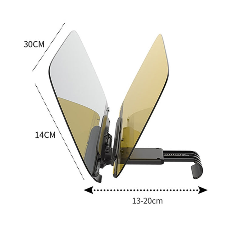 3R-2146 Car Double Side Anti-Glare Dazzling Goggle Driving Mirror Sun Visors - Interior Mirrors by 3R | Online Shopping South Africa | PMC TechLife | Buy Now Pay Later Mobicred