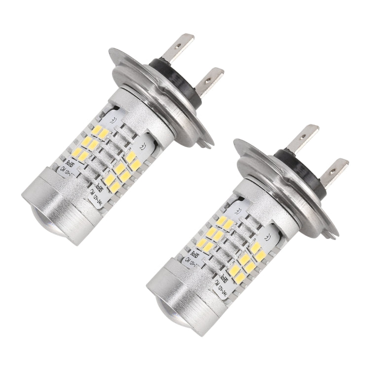 2 PCS H7-2835 10.5W 780LM 6500K 21 SMD 2835 LEDs Car DRL Headlights, DC 12~24V(White Light) - LED Headlamps by PMC Jewellery | Online Shopping South Africa | PMC Jewellery | Buy Now Pay Later Mobicred