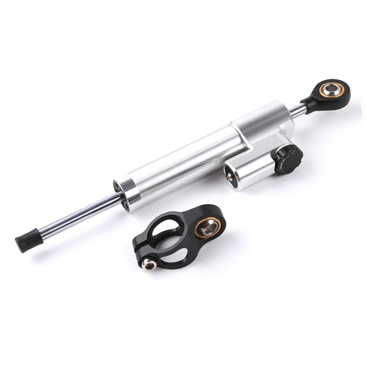 Motorcycle Handlebar Universal Shock Absorber Direction Damper Steering Stabilizer Damper Accessories(Silver) - Replacement Parts by PMC TechLife | Online Shopping South Africa | PMC TechLife | Buy Now Pay Later Mobicred