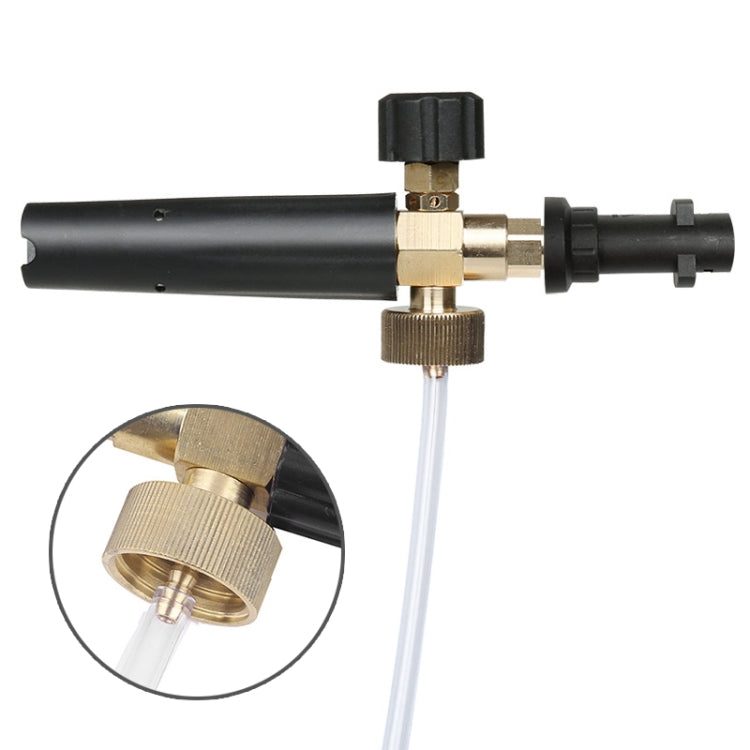 High Pressure Car Wash Foam Gun Soap Foamer Generator Water Sprayer Gun for Karcher K2 / K3, Capacity: 1L(Black) - Car Washer & Accessories by PMC Jewellery | Online Shopping South Africa | PMC Jewellery | Buy Now Pay Later Mobicred