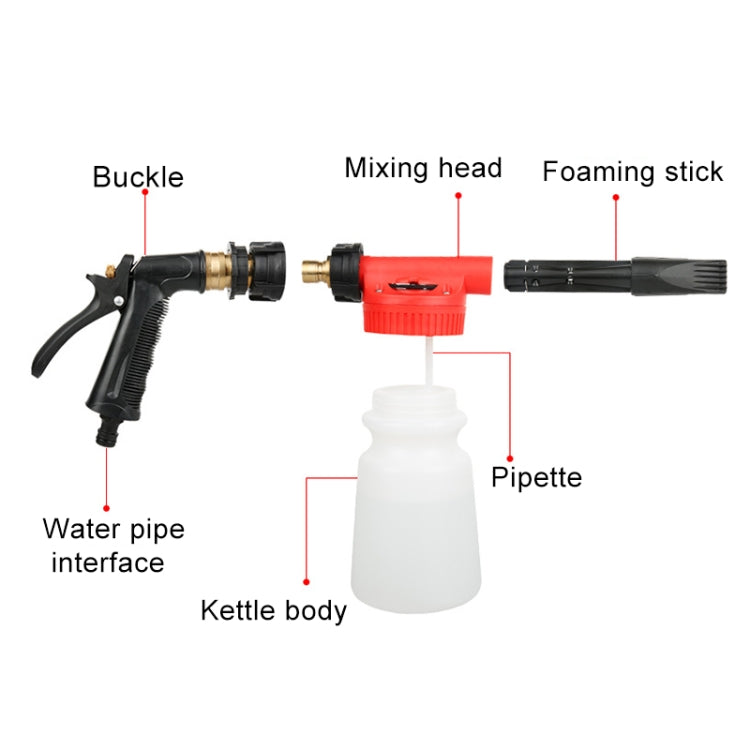 Portable Multi-functional Car Washer Water Gun Foam Pot Water Sprayer, Random Color Delivery - Car Washer & Accessories by PMC Jewellery | Online Shopping South Africa | PMC Jewellery | Buy Now Pay Later Mobicred