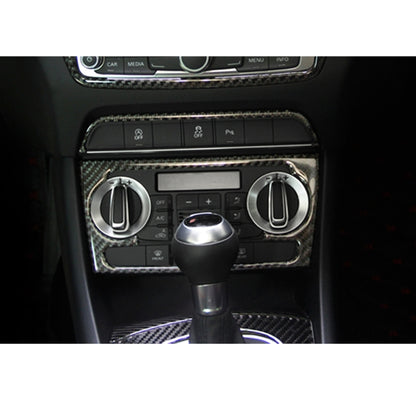 Carbon Fibre Car Air Conditioning Switch Panel Decorative Sticker for Audi Q3 2013-2018 - Car Interior Mouldings by PMC Jewellery | Online Shopping South Africa | PMC Jewellery | Buy Now Pay Later Mobicred