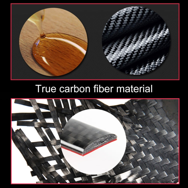 Carbon Fibre Car Water Cup Panel Decorative Sticker for Audi Q3 2013-2018 - Car Interior Mouldings by PMC Jewellery | Online Shopping South Africa | PMC Jewellery | Buy Now Pay Later Mobicred