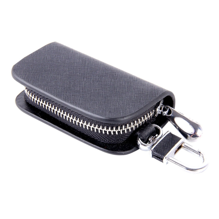 Universal Leather Denim Texture Waist Hanging Zipper Wallets Key Holder Bag (No Include Key)(Black) - Car Key Cases by PMC TechLife | Online Shopping South Africa | PMC TechLife | Buy Now Pay Later Mobicred
