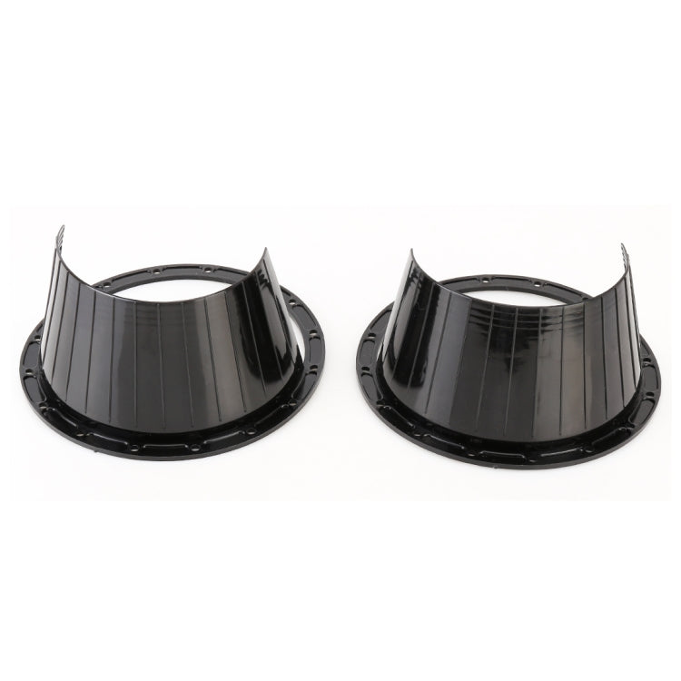 2 PCS 6.5 inch Car Auto Loudspeaker Plastic Waterproof Cover with Protective Cushion Pad, Inner Diameter: 14.5cm - Car Amplifiers by PMC Jewellery | Online Shopping South Africa | PMC Jewellery | Buy Now Pay Later Mobicred