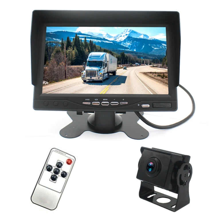 PZ612-AHD IP67 120 Degree Car AHD 1080P 2 Megapixels 7 inch 1-Way Rearview Mirror Monitor, Night Vision Full Color - Rear View Cameras by PMC Jewellery | Online Shopping South Africa | PMC Jewellery | Buy Now Pay Later Mobicred