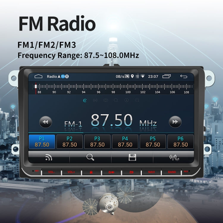 9093 HD 9 inch Car Android 8.1 Radio Receiver MP5 Player for Volkswagen, Support FM & Bluetooth & TF Card & GPS & WiFi with Decoding - Car MP3 & MP4 & MP5 by PMC Jewellery | Online Shopping South Africa | PMC Jewellery | Buy Now Pay Later Mobicred