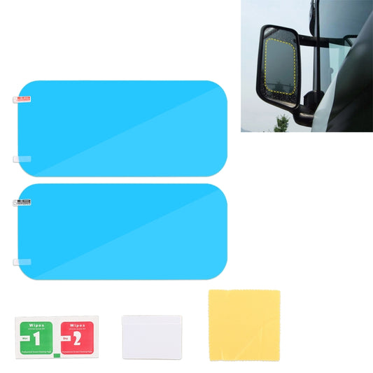 Truck PET Rearview Mirror Protective Window Clear Anti-fog Waterproof Rain Shield Film - Auto Film by PMC Jewellery | Online Shopping South Africa | PMC Jewellery | Buy Now Pay Later Mobicred