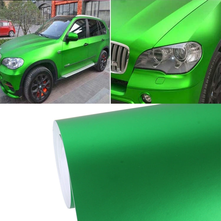 8m * 0.5m Ice Blue Metallic Matte Icy Ice Car Decal Wrap Auto Wrapping Vehicle Sticker Motorcycle Sheet Tint Vinyl Air Bubble Sticker(Green) - Auto Film by PMC Jewellery | Online Shopping South Africa | PMC Jewellery | Buy Now Pay Later Mobicred