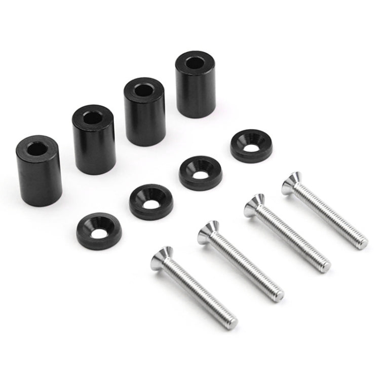 4 PCS Car Modified Isolation Column Engine Cover Blocked Up Screw Engine Turbine Ventilation Gasket Screw Washer (Black) - Nuts & Bolts by PMC Jewellery | Online Shopping South Africa | PMC Jewellery | Buy Now Pay Later Mobicred