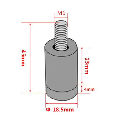 4 PCS Car Modified Isolation Column Engine Cover Blocked Up Screw Engine Turbine Ventilation Gasket Screw Washer (Red) - Nuts & Bolts by PMC Jewellery | Online Shopping South Africa | PMC Jewellery | Buy Now Pay Later Mobicred