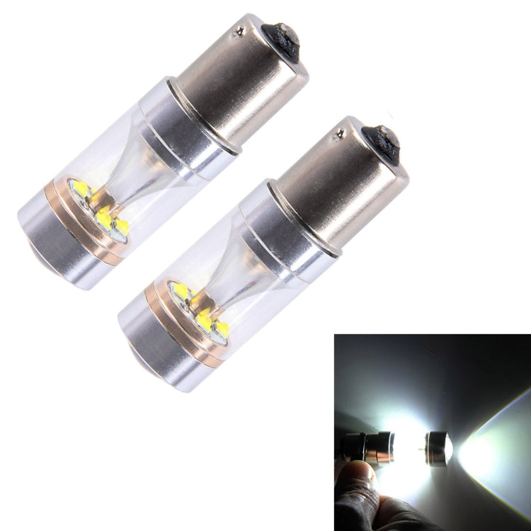 2 PCS 1156/BA15S  350LM 6000K 30W White Light 6 LED CREE Canbus Car Reversing Light / Turn Light, DC 12V - Brake Lights by PMC Jewellery | Online Shopping South Africa | PMC Jewellery | Buy Now Pay Later Mobicred