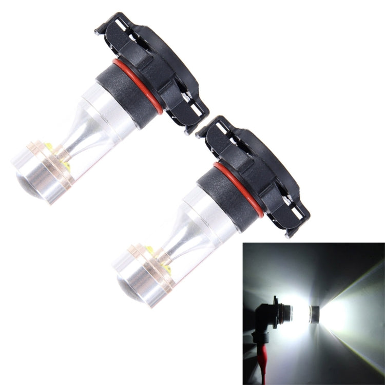 2 PCS H16 30W 350LM 6000K White Light CREE 6 LED Car Fog Light Bulb, DC 12V - Fog / Driving Lights by PMC Jewellery | Online Shopping South Africa | PMC Jewellery