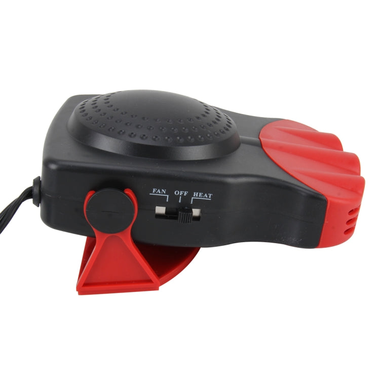 DC 12V 150W Cold and Warm Dual Use Three Outlet Car Auto Electronic Heater Fan Windshield Defroster Demister(Red) - Heating & Fans by PMC Jewellery | Online Shopping South Africa | PMC Jewellery | Buy Now Pay Later Mobicred