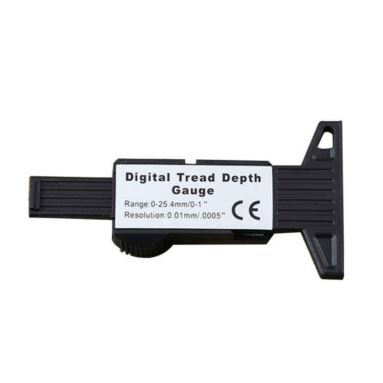 0-25mm Electronic Digital Tread Plan Refinding Rounds Refinding Outcome Exists Tread Tablets Type Gauge Depth Vernier Caliper Measuring Tools(Black) - Electronic Test by PMC TechLife | Online Shopping South Africa | PMC TechLife | Buy Now Pay Later Mobicred