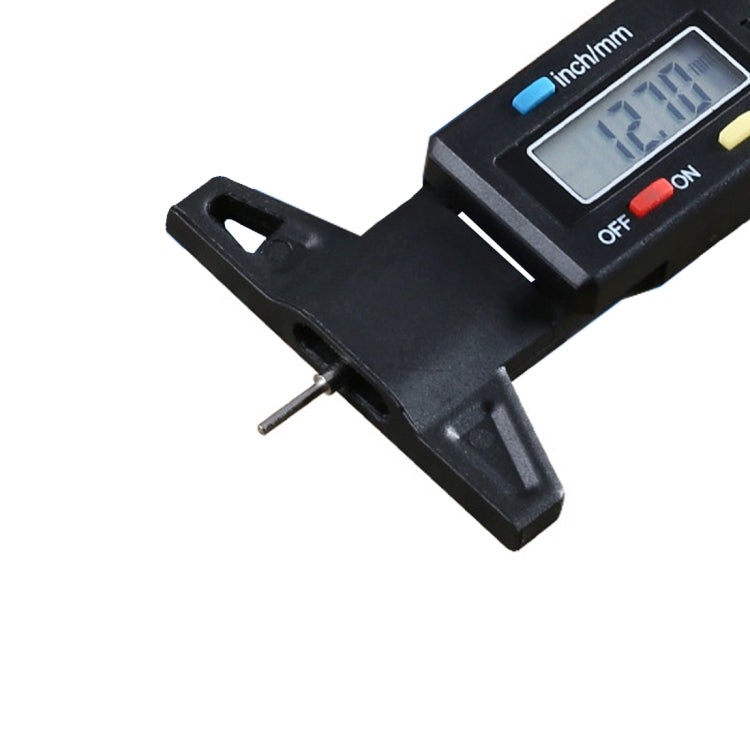 0-25mm Electronic Digital Tread Plan Refinding Rounds Refinding Outcome Exists Tread Tablets Type Gauge Depth Vernier Caliper Measuring Tools(Blue) - Electronic Test by PMC Jewellery | Online Shopping South Africa | PMC Jewellery | Buy Now Pay Later Mobicred