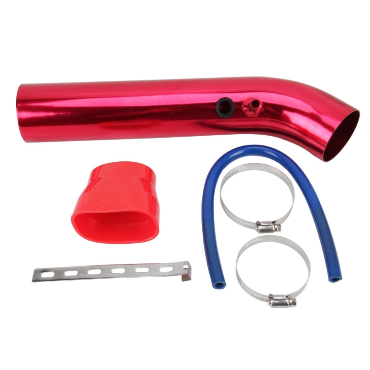 Universal  Air Intakes Short Cold Racing Aluminium Air Intake Pipe Hose with Cone Filter Kit System(Red) - Air Intake System by PMC TechLife | Online Shopping South Africa | PMC TechLife | Buy Now Pay Later Mobicred