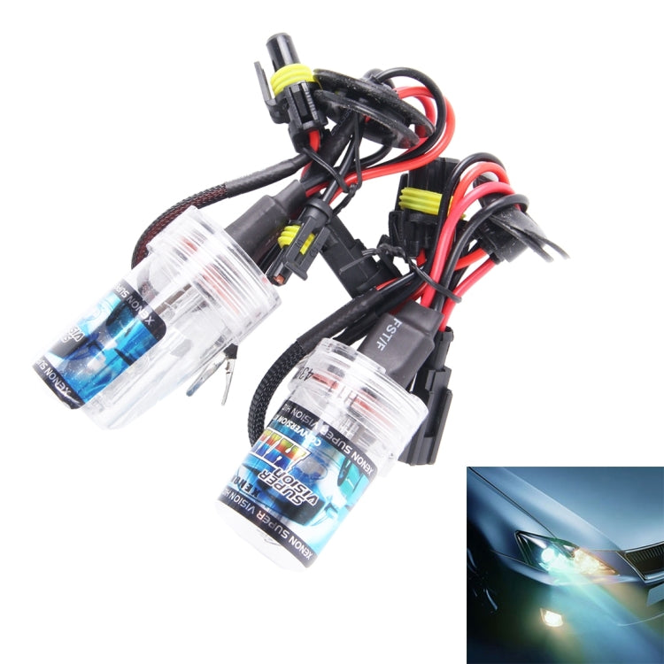 2PCS DC12V 35W H8/H11 2800 LM HID Xenon Light Single Beam Super Vision Waterproof Head Lamp, Color Temperature: 4300K(White Light) - Xenon Lights by PMC Jewellery | Online Shopping South Africa | PMC Jewellery | Buy Now Pay Later Mobicred