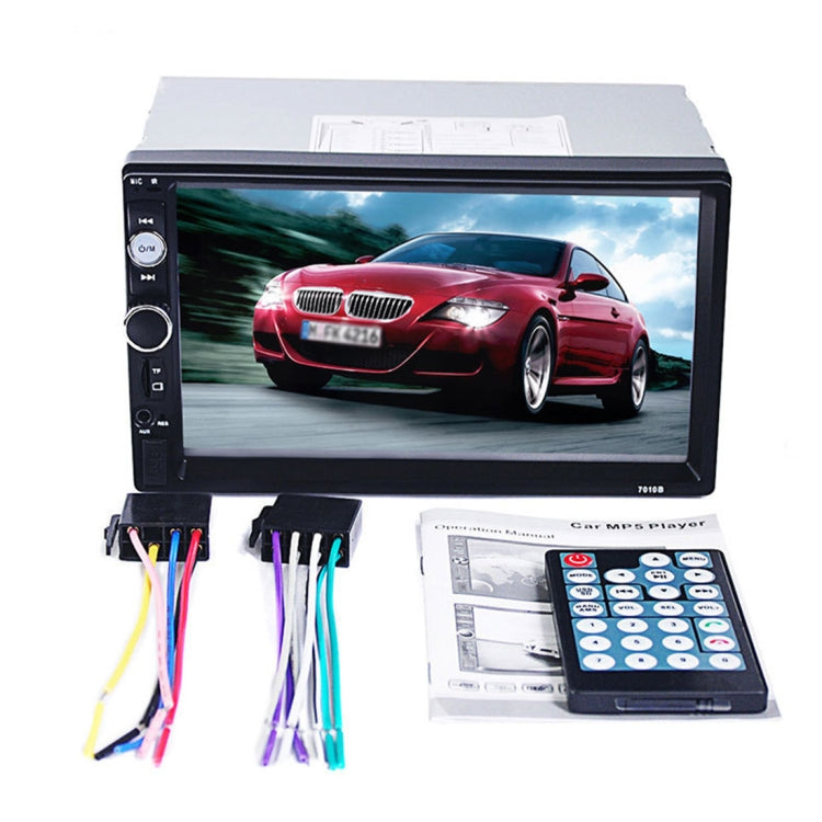 7010B HD 2 Din 7 inch Car Bluetooth Radio Receiver MP5 Player, Support FM & USB & TF Card - Car MP3 & MP4 & MP5 by PMC Jewellery | Online Shopping South Africa | PMC Jewellery | Buy Now Pay Later Mobicred