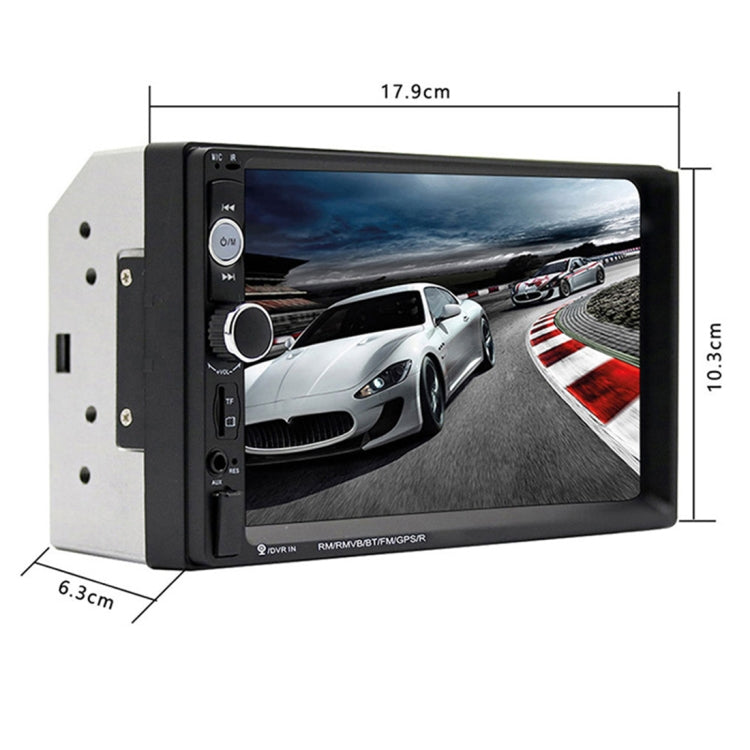 7010B HD 2 Din 7 inch Car Bluetooth Radio Receiver MP5 Player, Support FM & USB & TF Card - Car MP3 & MP4 & MP5 by PMC Jewellery | Online Shopping South Africa | PMC Jewellery | Buy Now Pay Later Mobicred