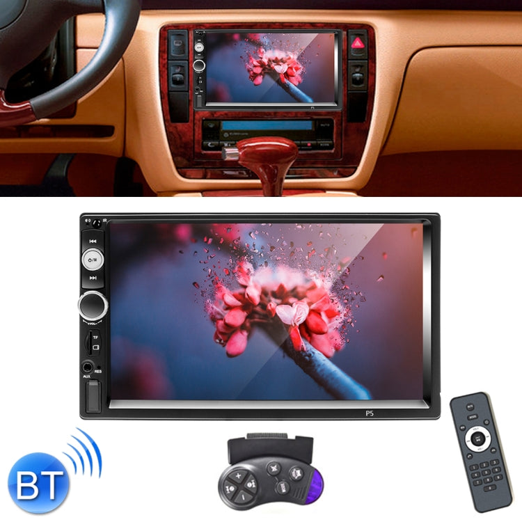 A2207 HD 2 Din 7 inch Car Bluetooth Radio Receiver MP5 Player, Support FM & USB & TF Card & Mirror Link, with Steering Wheel Remote Control - Car MP3 & MP4 & MP5 by PMC Jewellery | Online Shopping South Africa | PMC Jewellery | Buy Now Pay Later Mobicred