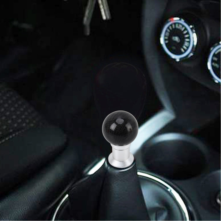 Universal Ball Shape Car Gear Shift Knob Modified Car Gear Shift Knob Auto Transmission Shift Lever Knob Carbon Lead Gear Knobs - Shift Knob by PMC Jewellery | Online Shopping South Africa | PMC Jewellery | Buy Now Pay Later Mobicred