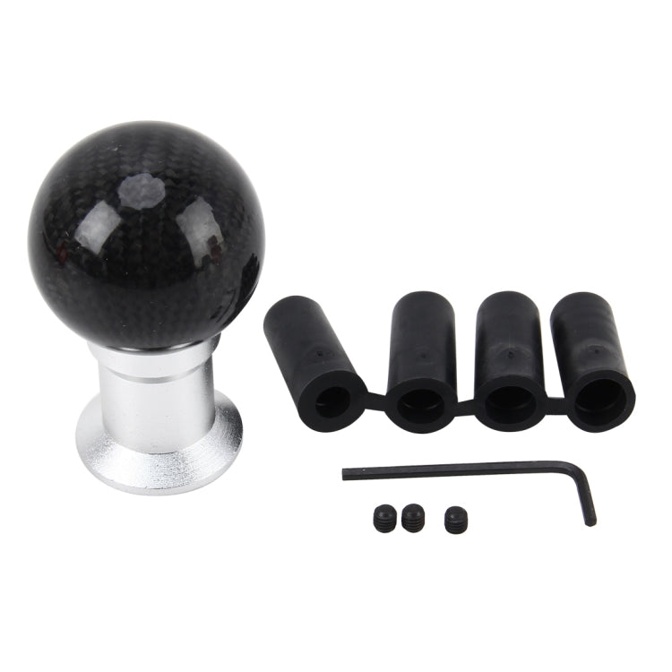 Universal Ball Shape Car Gear Shift Knob Modified Car Gear Shift Knob Auto Transmission Shift Lever Knob Carbon Lead Gear Knobs - Shift Knob by PMC Jewellery | Online Shopping South Africa | PMC Jewellery | Buy Now Pay Later Mobicred