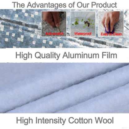 Aluminum Film PEVA Cotton Wool Anti-Dust Waterproof Sunproof Anti-frozen Anti-scratch Heat Dissipation SUV Car Cover with Warning Strips, Fits Cars up to 4.8m(187 inch) in Length - Aluminum Film PEVA by PMC Jewellery | Online Shopping South Africa | PMC Jewellery | Buy Now Pay Later Mobicred