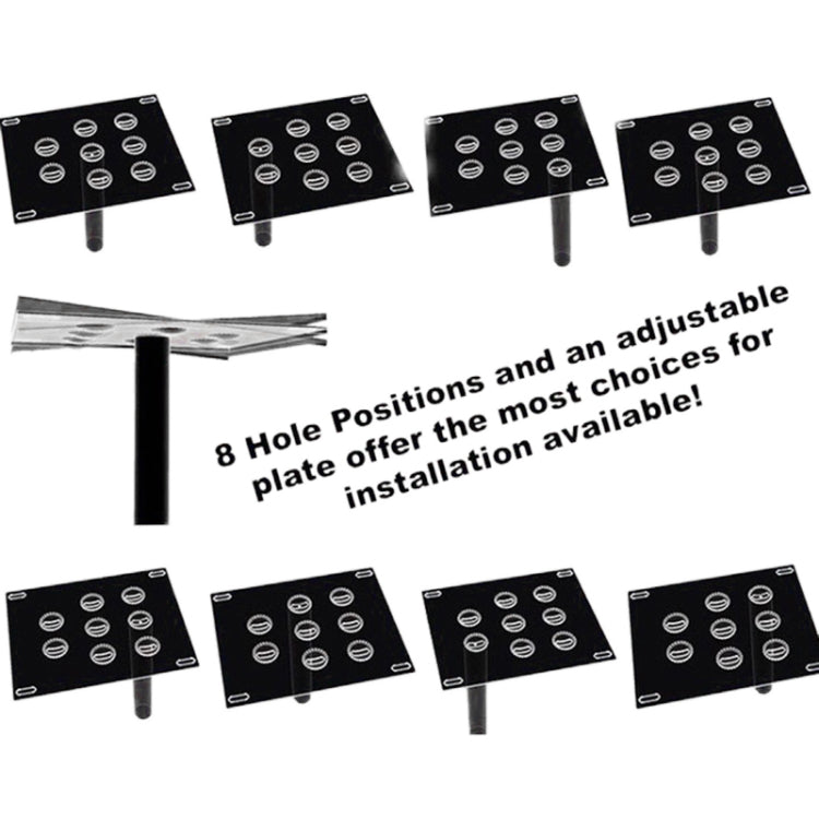 Car Front Bumper Tow Hook License Plate Mounting Bracket Holder for Mitsubishi Lancer-ex - License Plate Covers & Frames by PMC Jewellery | Online Shopping South Africa | PMC Jewellery | Buy Now Pay Later Mobicred