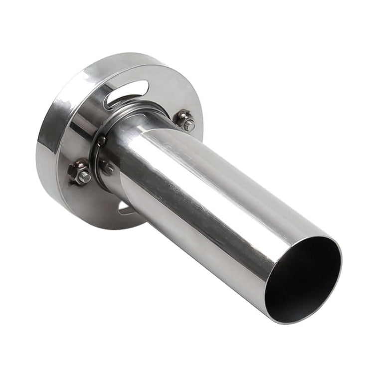 4 inch Universal Car 304 Stainless Steel Exhaust Pipe Muffler Adjustable Tail Muffler Tip - Exhaust Pipes by PMC Jewellery | Online Shopping South Africa | PMC Jewellery | Buy Now Pay Later Mobicred